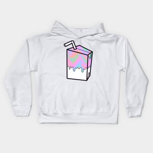 Holographic milk carton Kids Hoodie